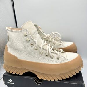 NWT Converse CTAS Lugged Winter 2.0 Hi Egret / Light Twine Waterproof UNISEX